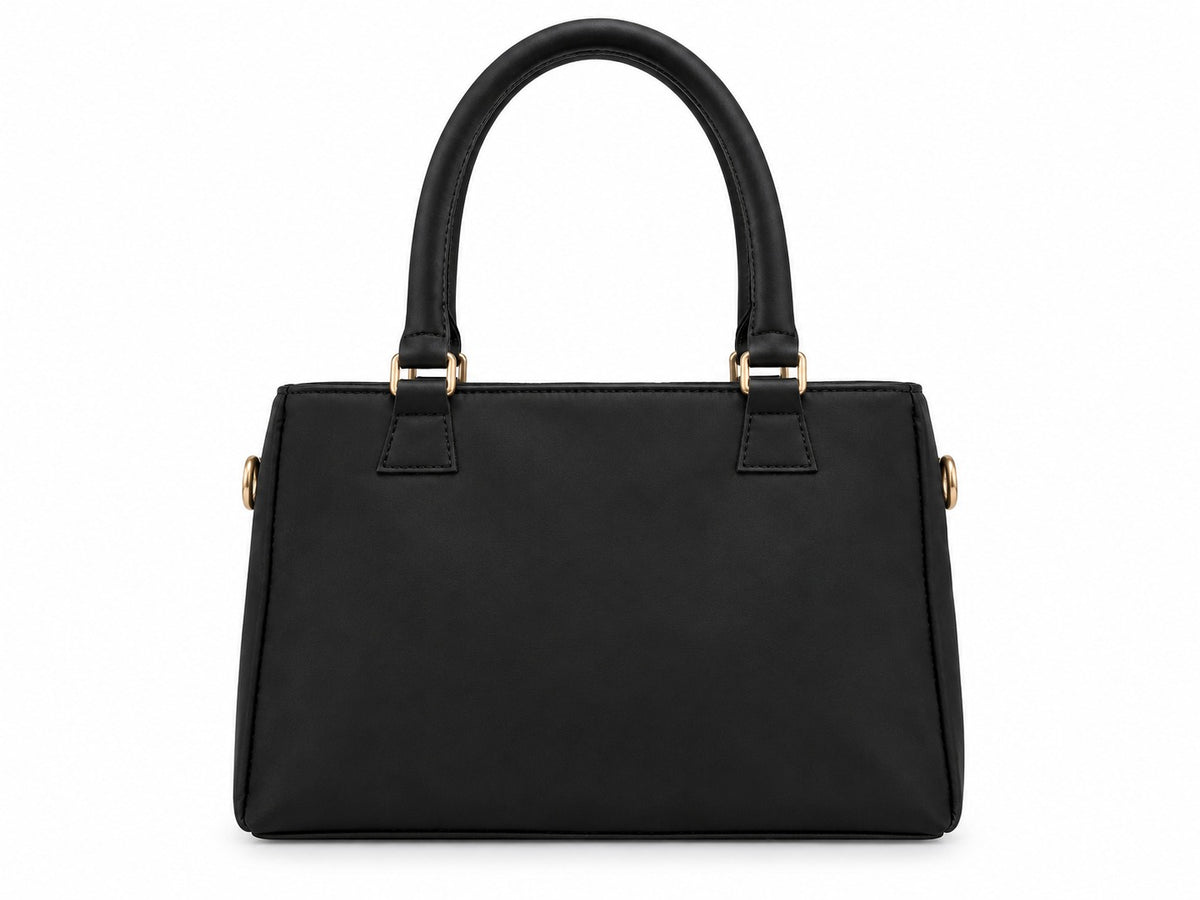Midnight Black Buckle Bag