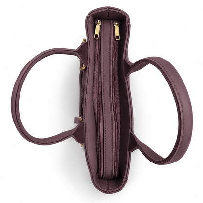 Plum Wine Handbag Set