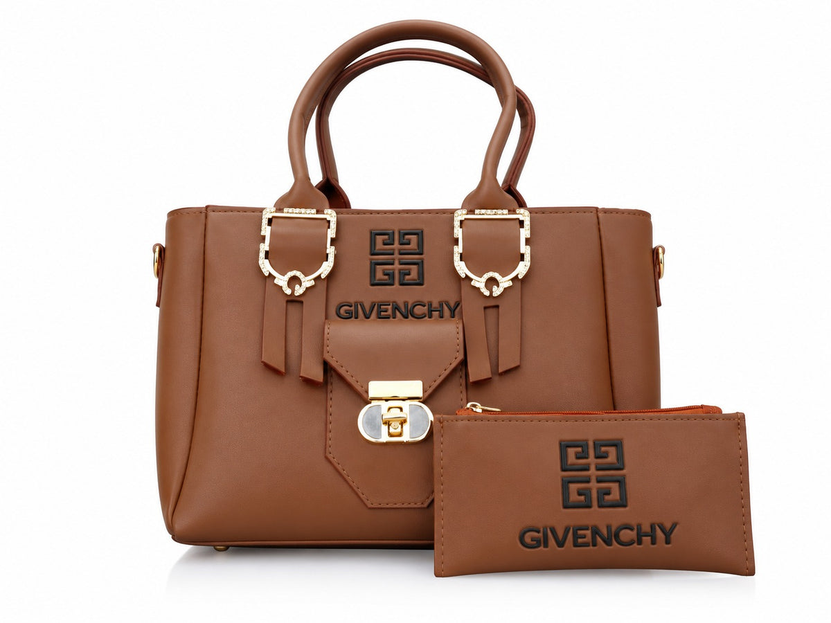 Caramel Brown Duo Bag Set
