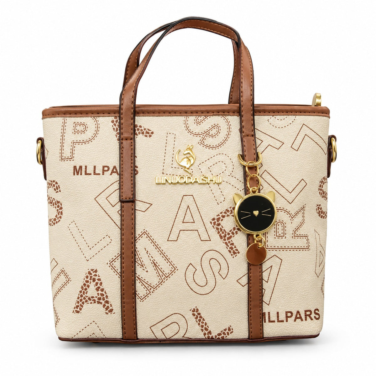 Letter Print Bag