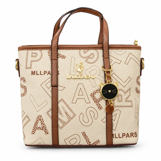 Letter Print Bag
