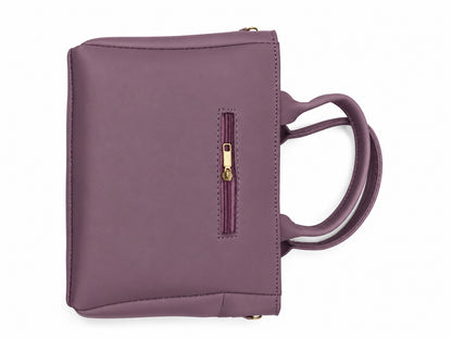 Plum Wine Handbag Set
