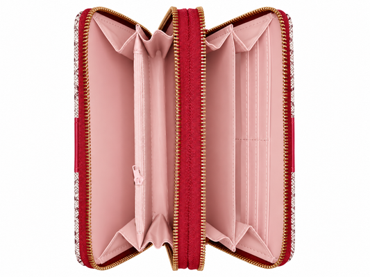 Red & Beige GD Wallet