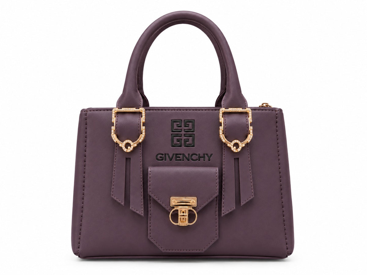 Plum Wine Handbag Set