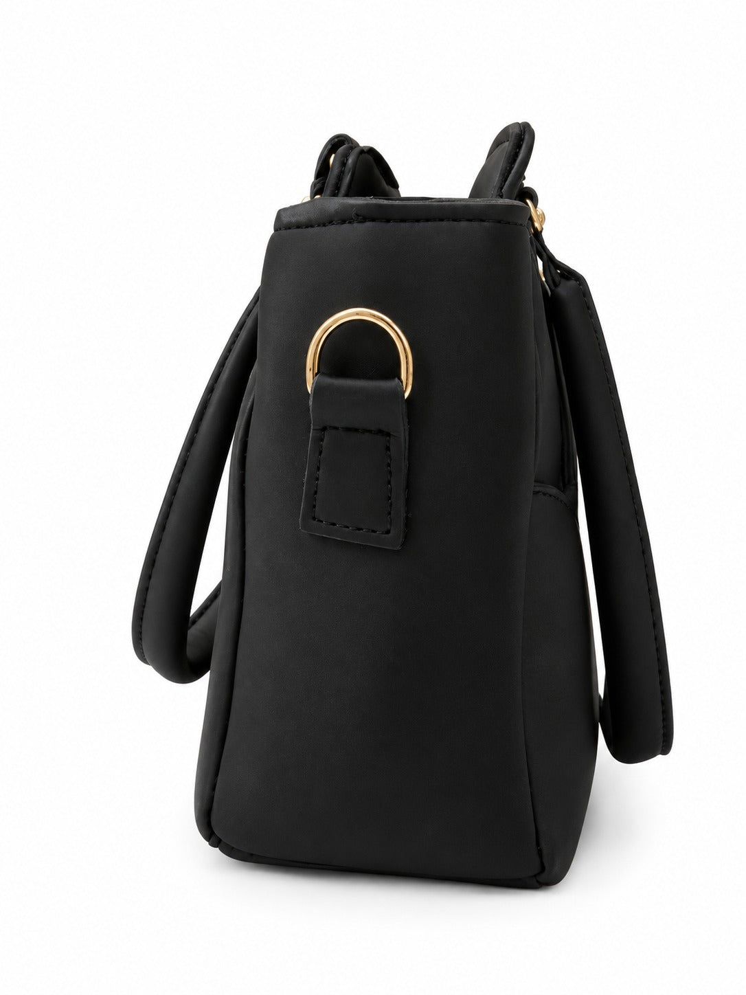 Midnight Black Buckle Bag